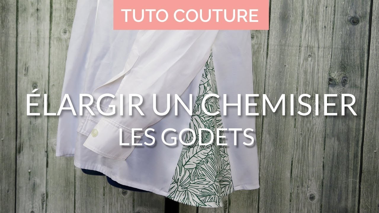Adapter une chemise à sa morphologie - Les godets | TUTO COUTURE | Défi recyclage avec Artesane