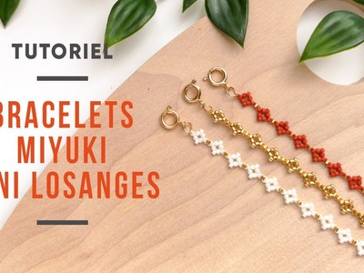 DIY | Faire un bracelet en perles Miyuki losanges ou marguerites
