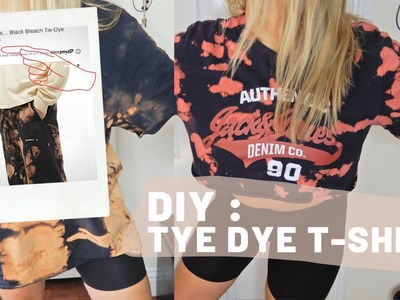 DIY | HOW TO TIE DYE A T-SHIRT | Facile et Rapide , upcycling
