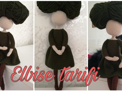 Amigurumi elbise Crochet dress