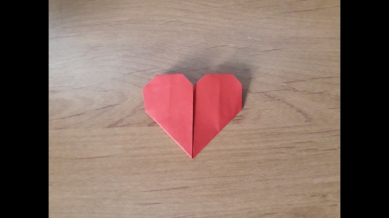 ❤️ comment faire un coeur en papier origami facile ❤️