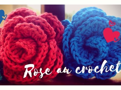 Comment faire une rose au crochet fleur tuto facile | How to crochet a rose flower easy tutorial