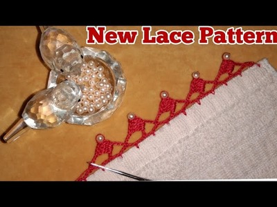 Crochet Dupatta beads.Moti Lace Pattern in hindi,Easy Lace tutorial,indian crochet patterns