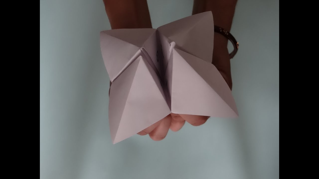 Origami Fortune teller. Paper Fortune teller - DIY