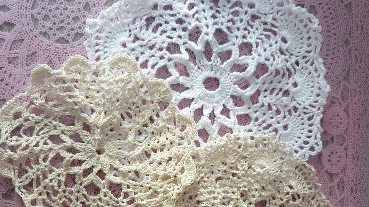 #scrap #crochet #tuto #shabby
Tuto napperon en 2 parties 1.2