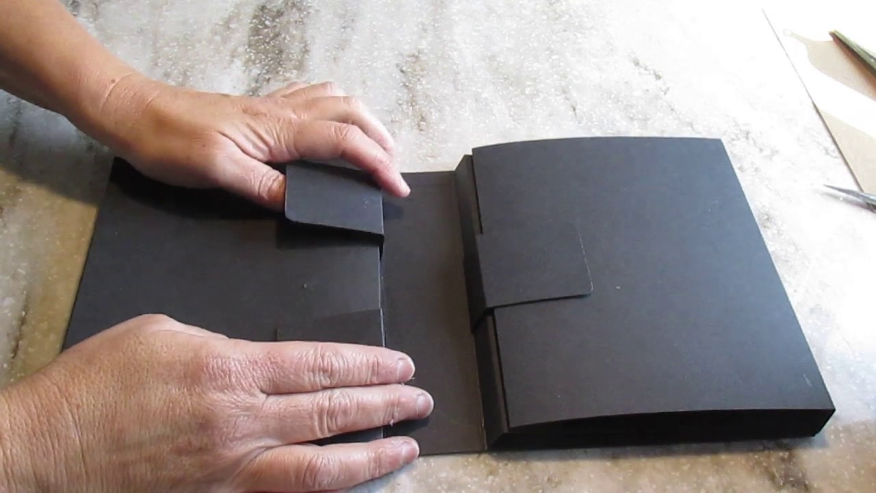 Structure d'album "Folio a 2 sections" | Scrapbooking