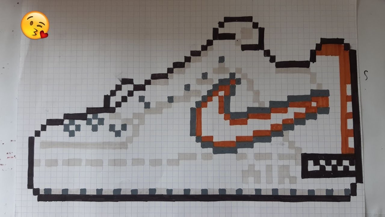 [Tuto] Comment dessiner une basket Nike Aire Force 1 en (PIXEL ART)