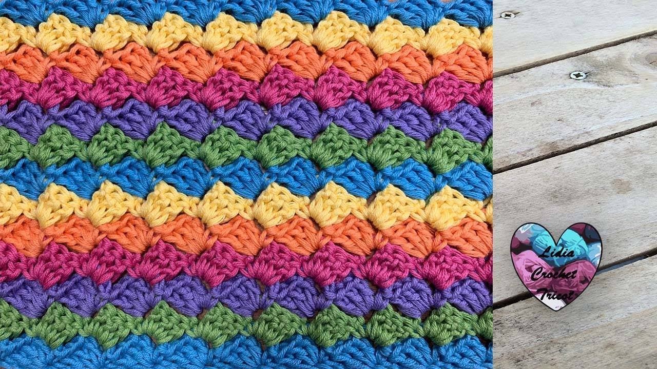 Point Joyeux Crochet Facile "LidiaCrochetTricot"