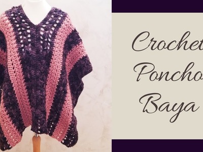 Comment faire un Poncho au crochet tuto | Easy Crochet Poncho