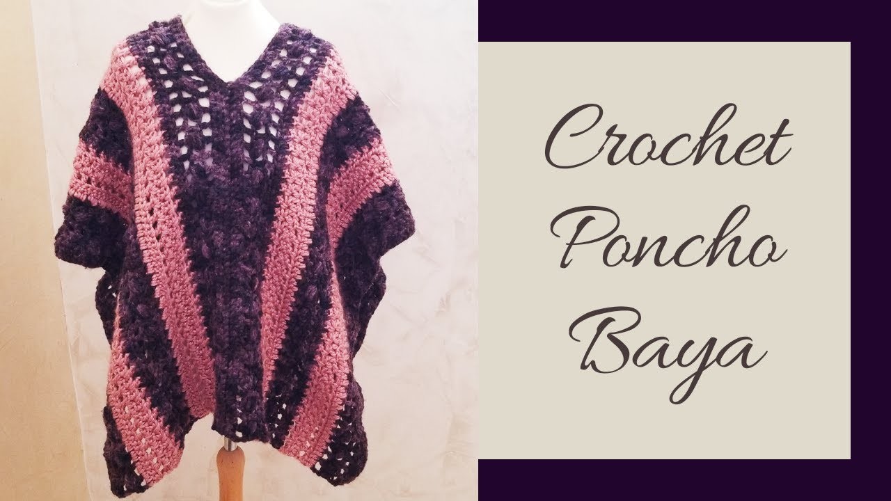 Comment faire un Poncho au crochet tuto | Easy Crochet Poncho