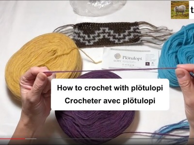 Crocheter avec Plötulopi