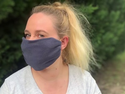 Masque sans couture facile et rapide ???? DIY Easy and quick face mask