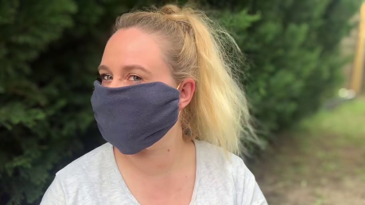 Masque sans couture facile et rapide ???? DIY Easy and quick face mask