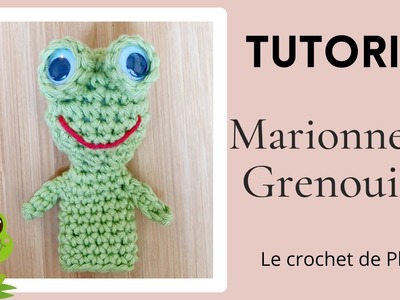 Marionnette Doigt Grenouille - Frog - Tuto Crochet français - amigurumi - Fiche explications