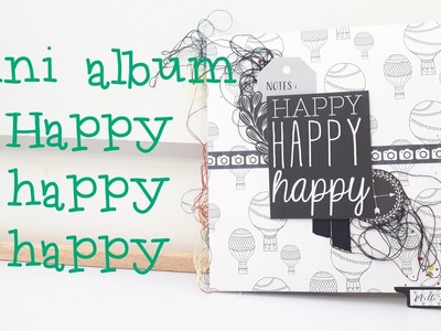 {Scrap} Mini album Happy happy happy
