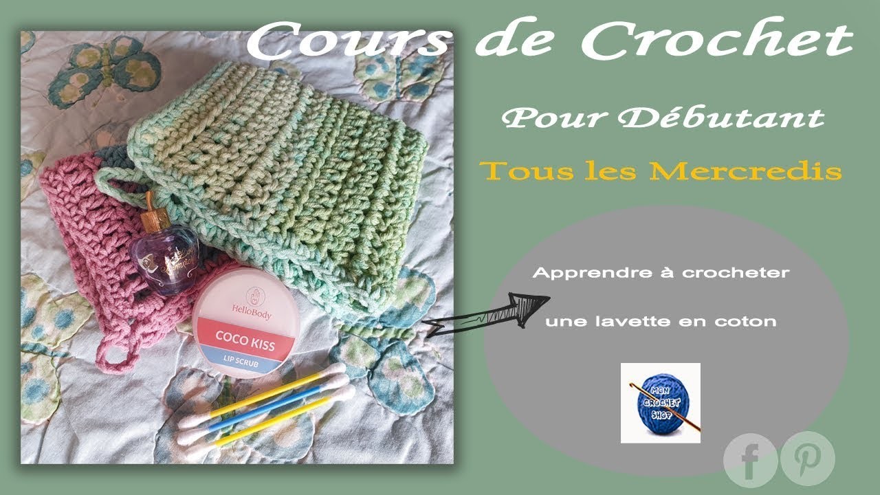 Cours de Crochet - POUR DÉBUTANT - Les mailles de base