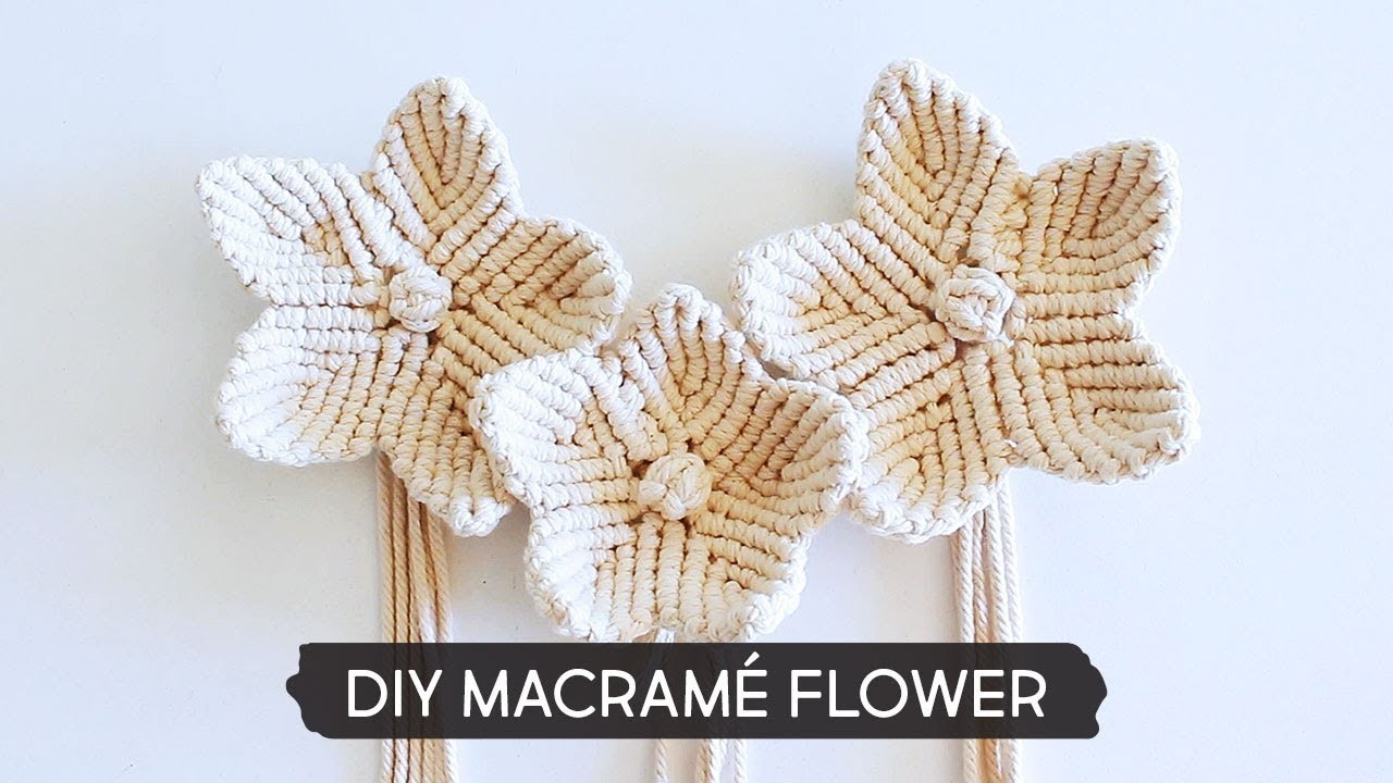 DIY Macramé Flower