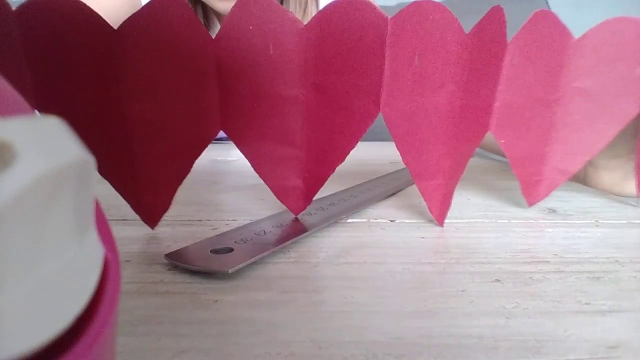 Guirlande en papier❤