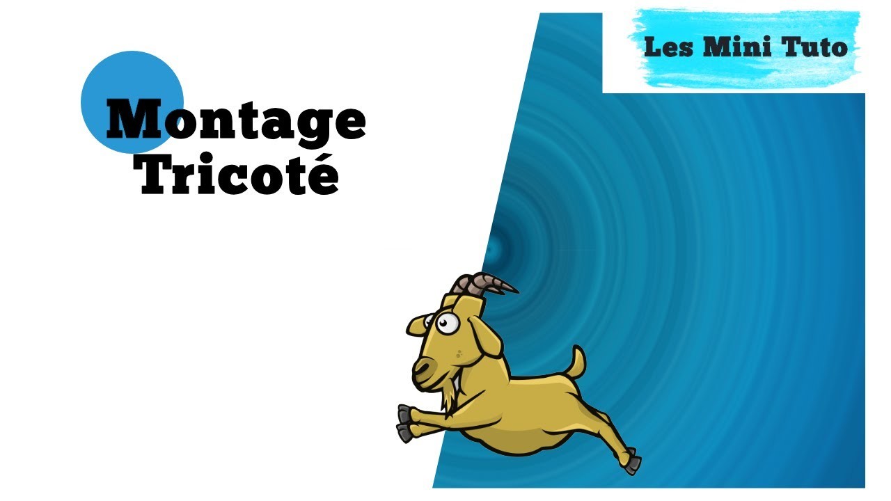 Mini tuto: Montage tricoté