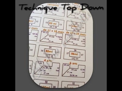 TUTO crochet : Connaître la technique TOP DOWN avec toutes les tailles !