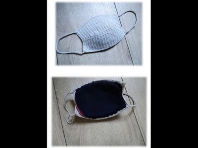 Tuto crochet - Masque de protection facile avec filtre changeable
