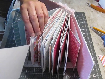 (francais) Scrapbooking Tuto #3b. 3: "Album sacs en papiers renforcés"