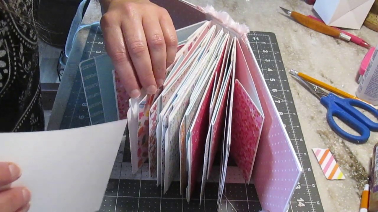 (francais) Scrapbooking Tuto #3b. 3: "Album sacs en papiers renforcés"