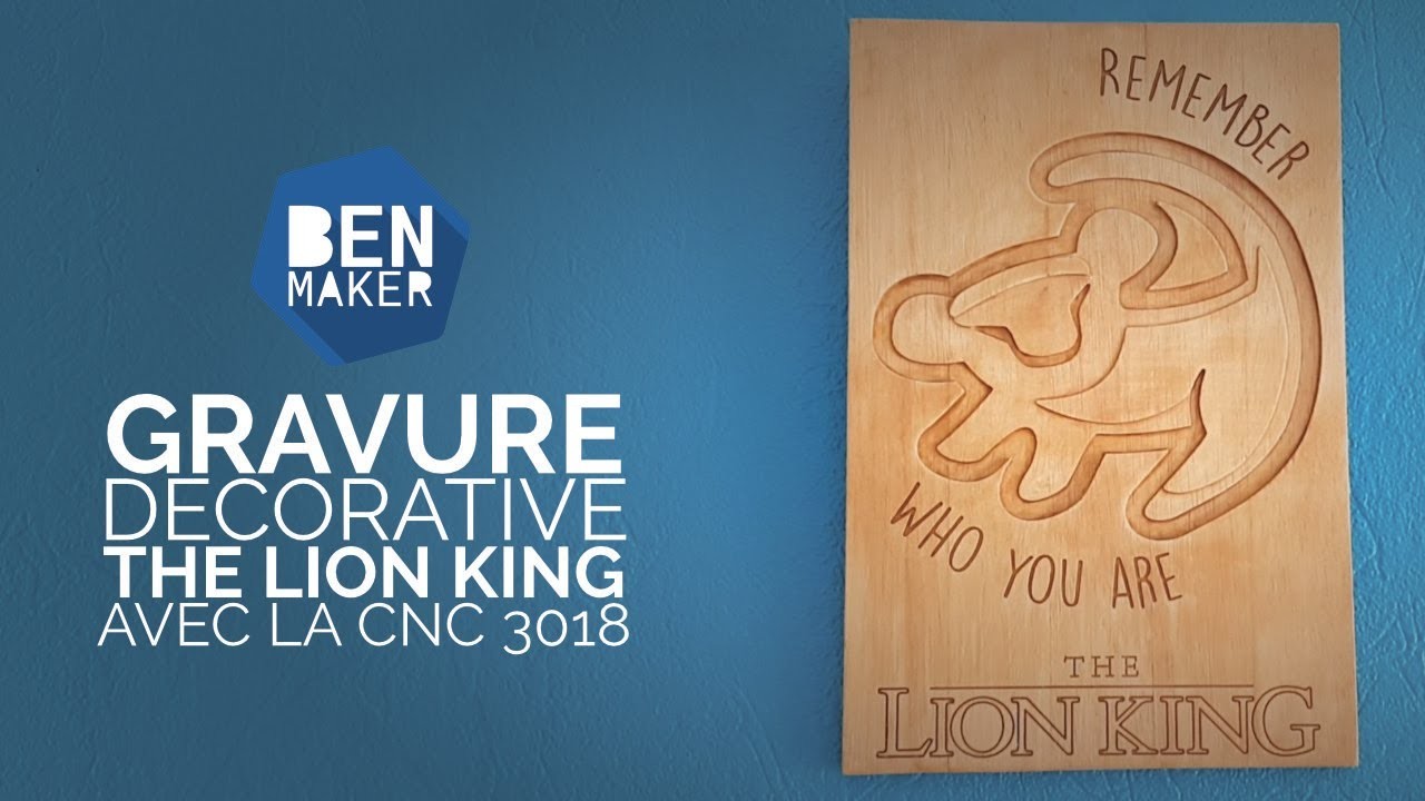 Je fabrique une déco murale LE ROI LION !