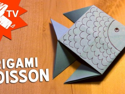 Poisson en papier - origami facile
