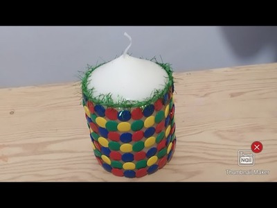 DIY.Tuto Bougie décorée pour la Fête des Mères #4