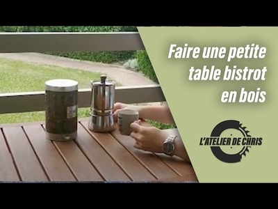 [TUTO] Une petite Table Bistrot en ipé et Jatoba| Menuiserie
