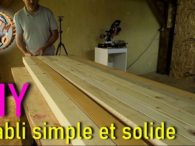 DIY - Comment faire un établi solide et simple - Tuto n°1 Pas à pas - Bricolage bois - PMBricoleur