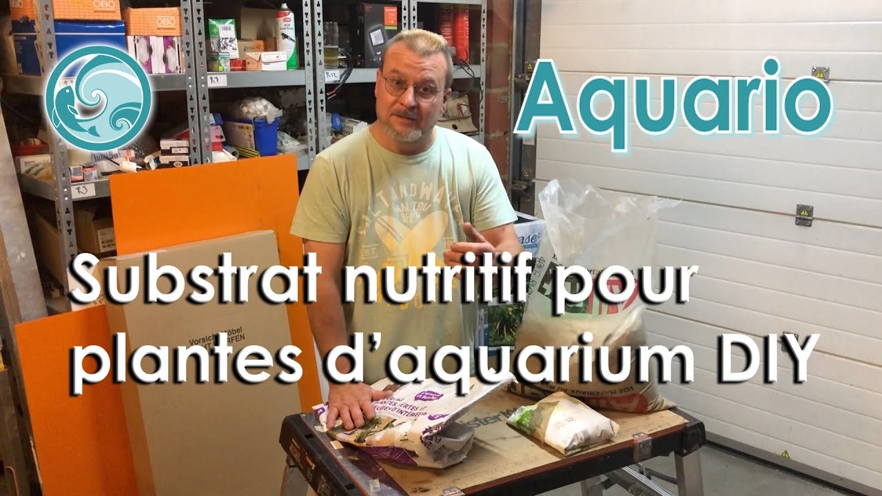 Substrat nutritif pour plantes d'aquarium DIY