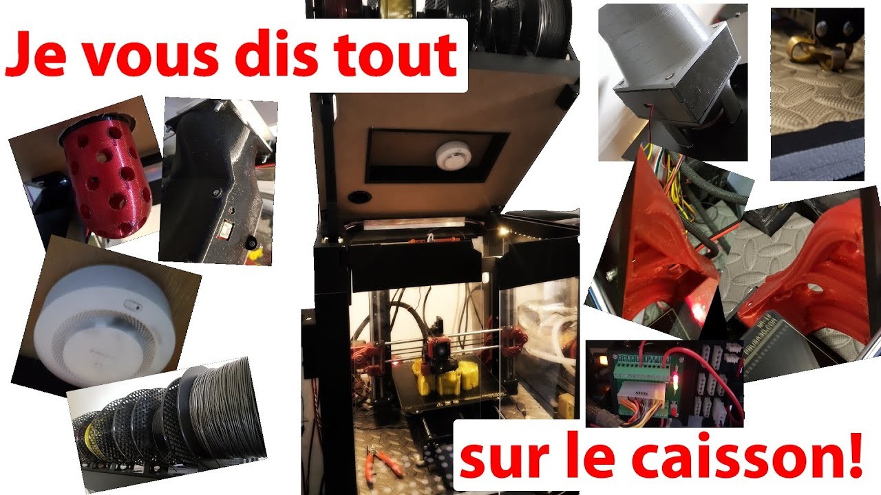 Caisson DIY imprimante 3D : utilité, construction améliorations. Vous saurez tout!