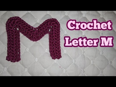 Crochet Tutorial | Crochet Tutorial Letter M in Hindi.Urdu | Indian crochet patterns