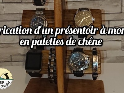 Diy: Fabrication d'un présentoir à montres en palettes de chêne