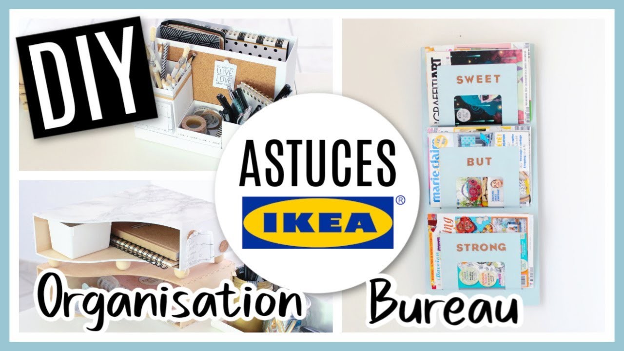 DIY IKEA HACKS : Astuces Rangement & Deco BUREAU - Séverine Jenny