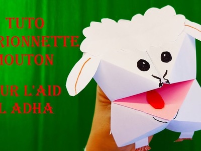 Comment faire une marionnette mouton pour l'aid el adha, la pause détente