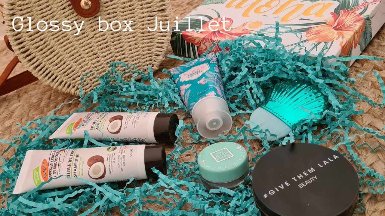Unboxing glossy box juillet