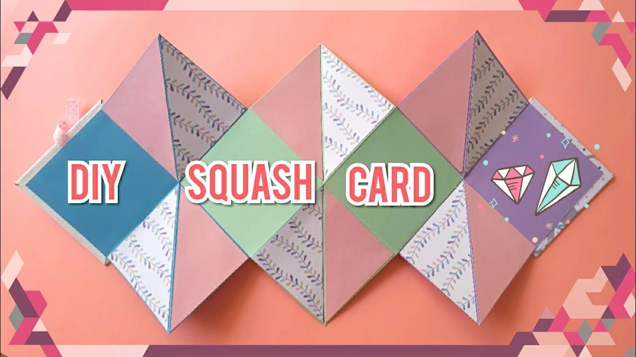 DIY Squash Card | Carte dépliante | Facile et rapide | ScrapbookingbySissi