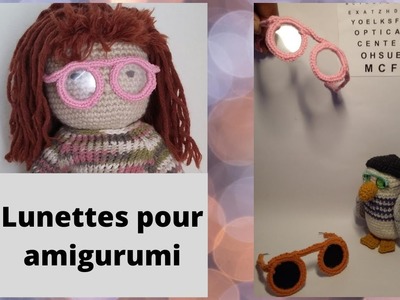 DIY lunettes pour amigurumi ** amigurumi glasses ** tutoriel facile crochet