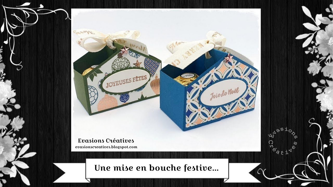 Atelier-Tuto { Noël } "Une mise en bouche festive" par Évasions Créatives