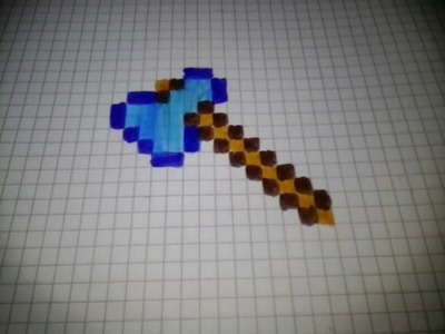 Comment faire un hache en diams (pixel art)