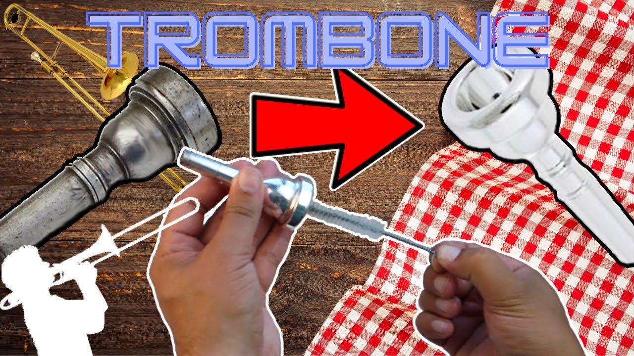 COMMENT NETTOYER une EMBOUCHURE de TROMBONE ? (HOW to CLEAN a TROMBONE MOUTHPIECE) - [TUTO] [DIY] #6
