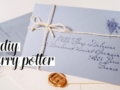 DIY HARRY POTTER | Lettre d'acceptation à Beauxbâtons • Beauxbatons acceptance letter