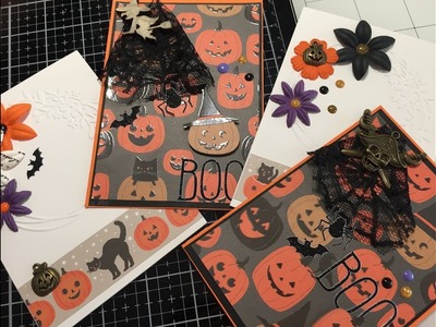 TUTO Scrap: Cartes FACILES Halloween