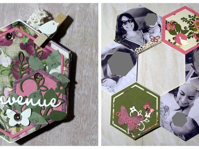 Tutoriel : Mini album hexagonal très facile !