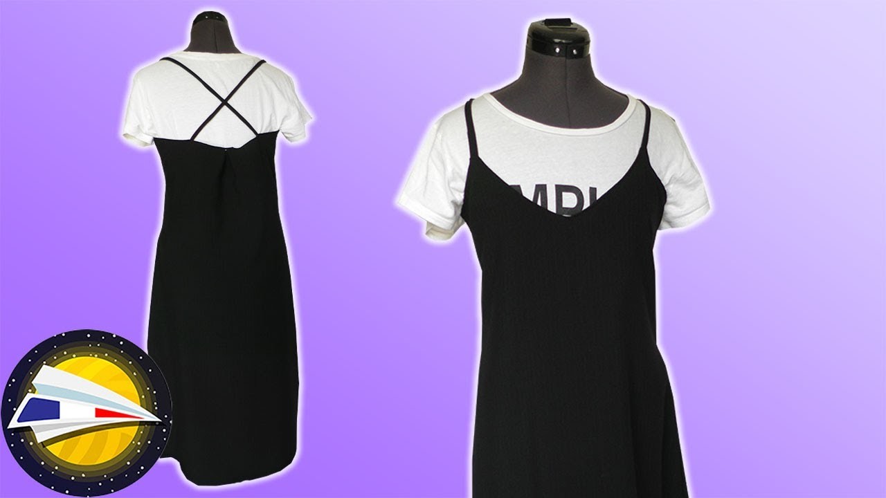 Coudre une robe sans patron | DIY Slip Dress | Robe d'été | Couture pour débutant | DIY