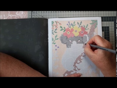 Pixel art façon point de croix