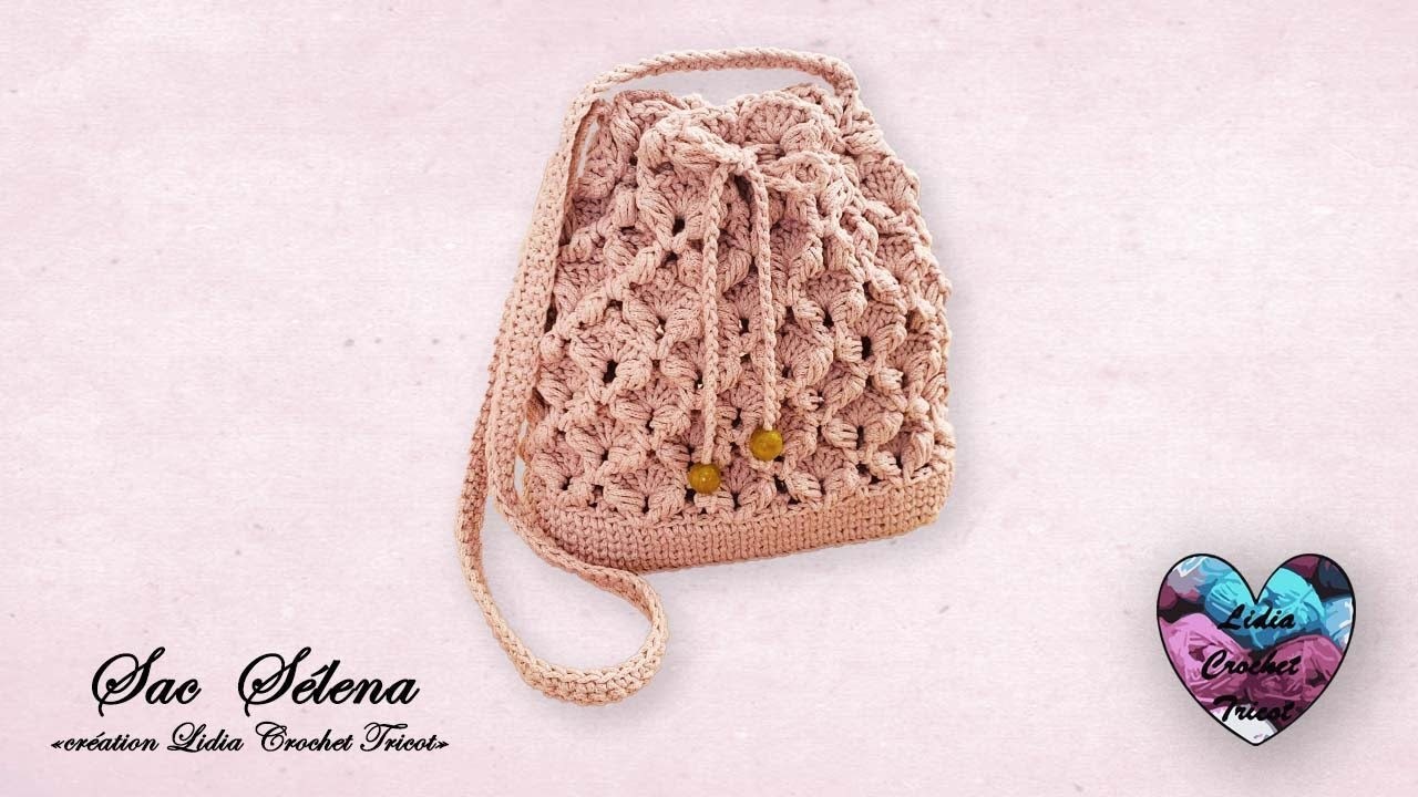 Sac SÉLÉNA Crochet "Lidia Crochet Tricot" Facile